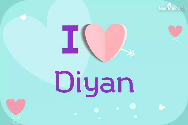 I Love Diyan Wallpaper