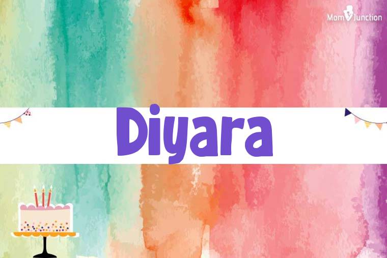 Diyara Birthday Wallpaper