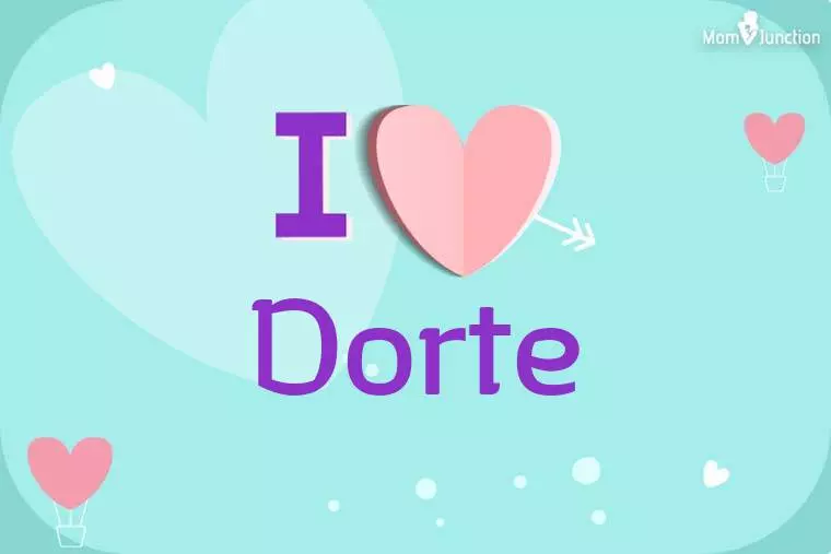 I Love Dorte Wallpaper