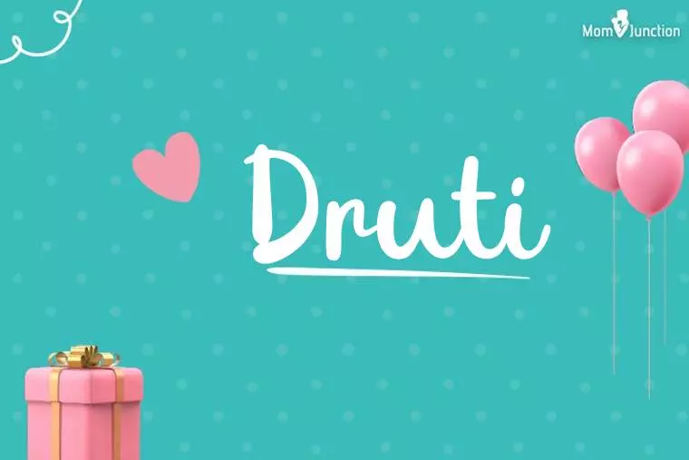 Druti Birthday Wallpaper