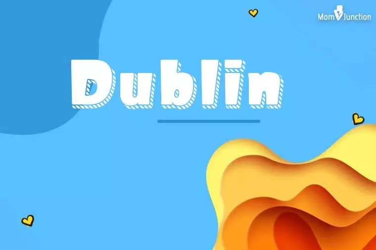 Dublin 3D Wallpaper