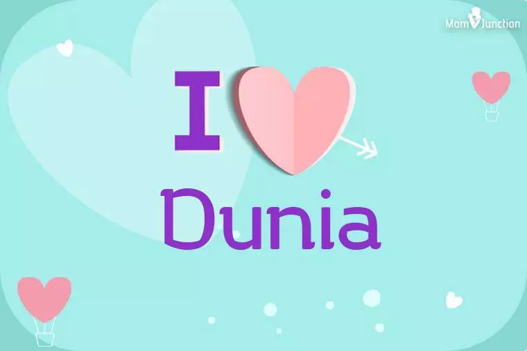 I Love Dunia Wallpaper