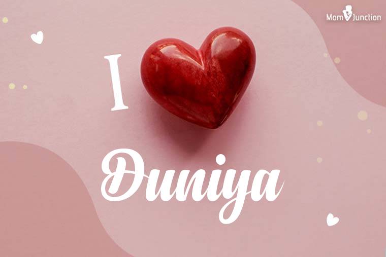 I Love Duniya Wallpaper