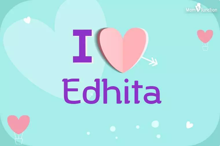 I Love Edhita Wallpaper