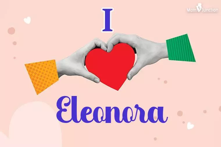 I Love Eleonora Wallpaper