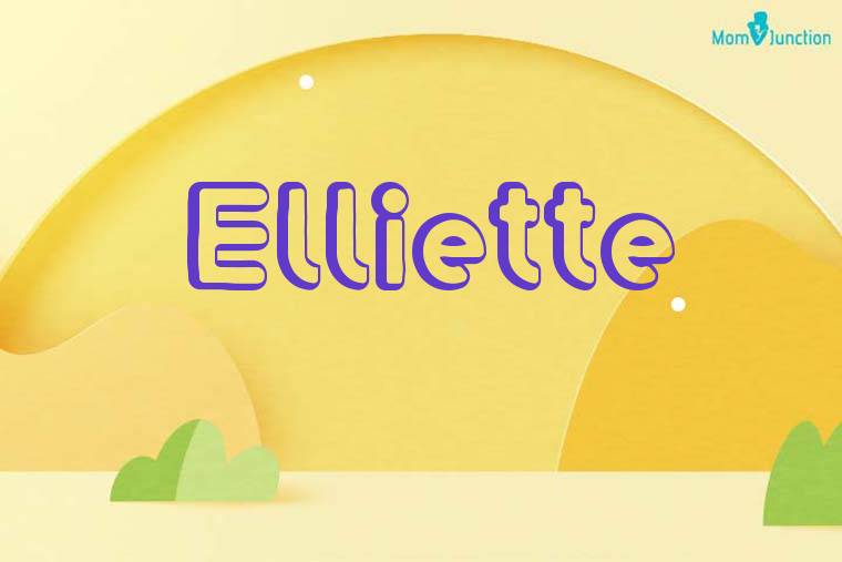 Elliette 3D Wallpaper