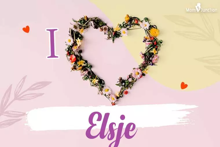 I Love Elsje Wallpaper