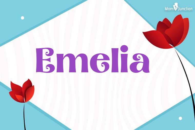 Emelia 3D Wallpaper