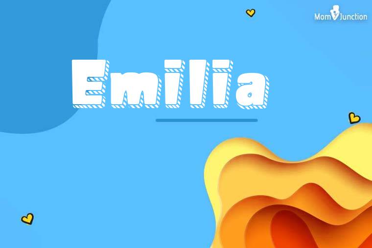 Emilia 3D Wallpaper