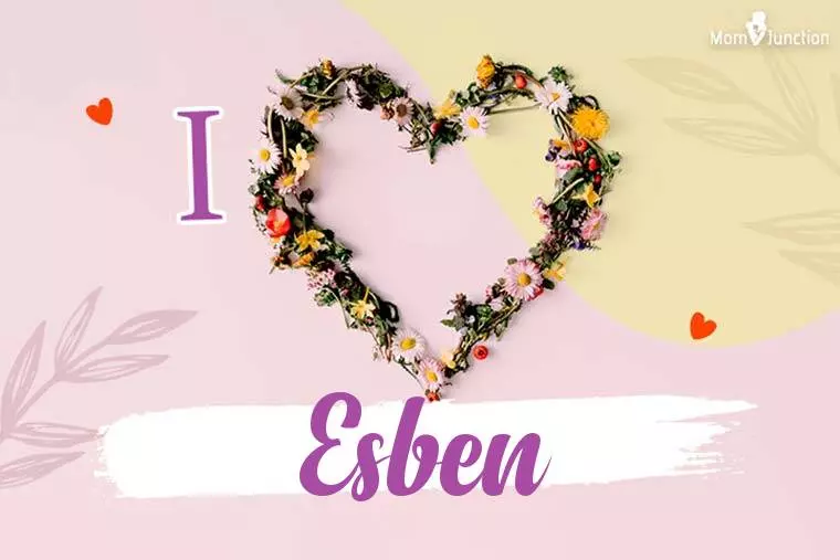 I Love Esben Wallpaper