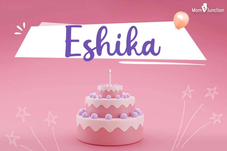Eshika Birthday Wallpaper