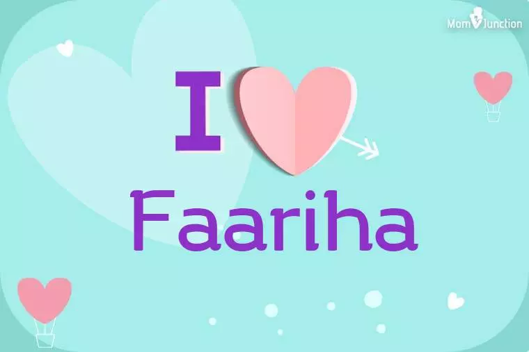 I Love Faariha Wallpaper