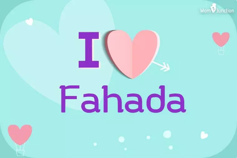 I Love Fahada Wallpaper