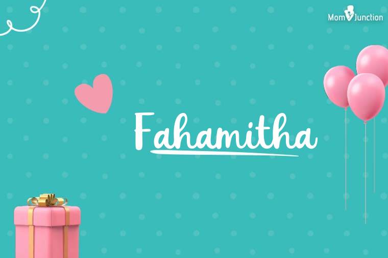 Fahamitha Birthday Wallpaper