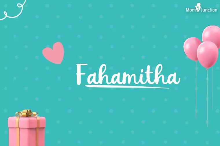 Fahamitha Birthday Wallpaper