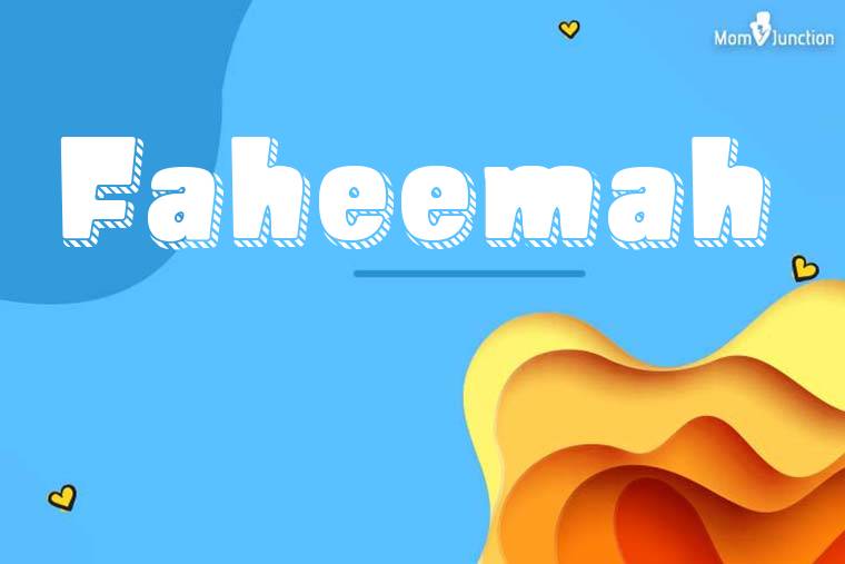 Faheemah 3D Wallpaper