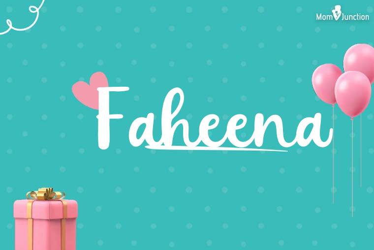 Faheena Birthday Wallpaper