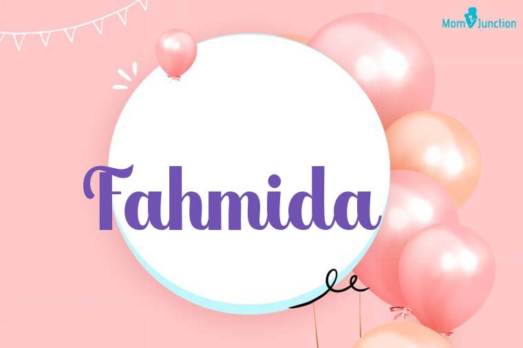 Fahmida Birthday Wallpaper