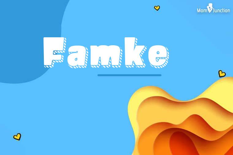 Famke 3D Wallpaper