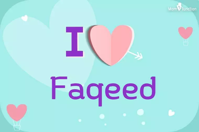 I Love Faqeed Wallpaper