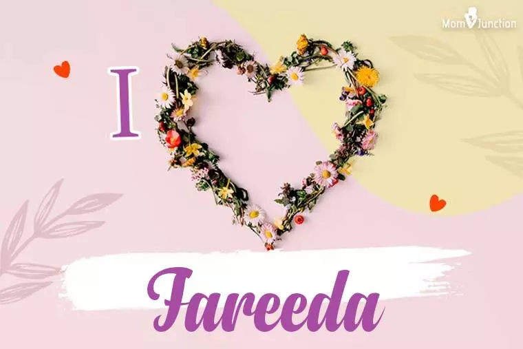 I Love Fareeda Wallpaper