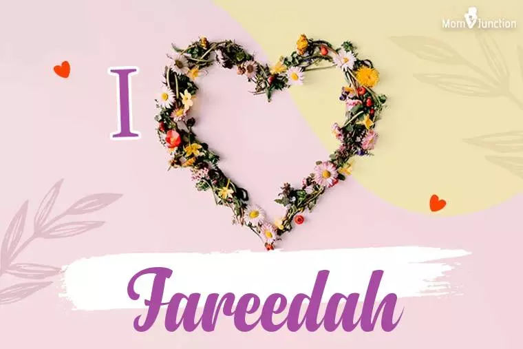 I Love Fareedah Wallpaper