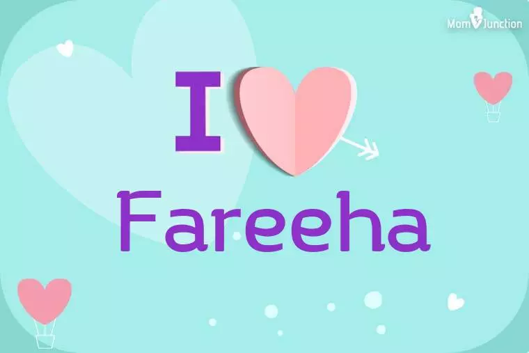 I Love Fareeha Wallpaper