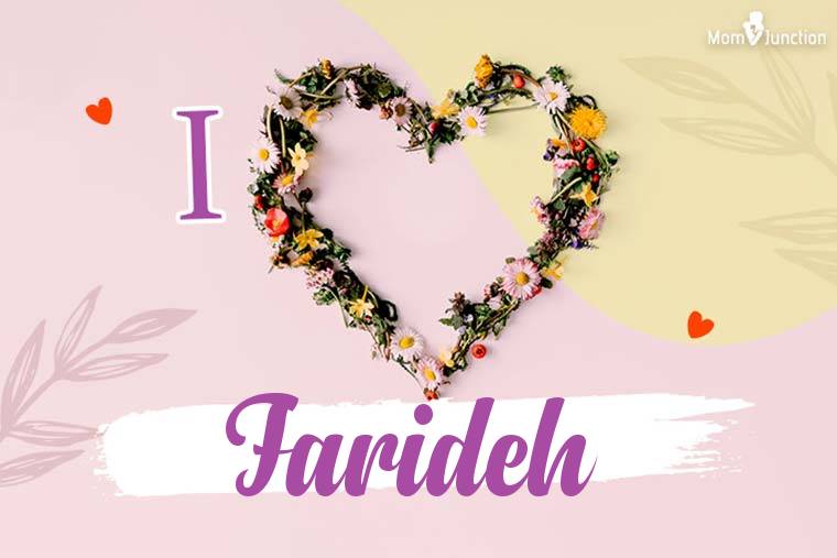 I Love Farideh Wallpaper