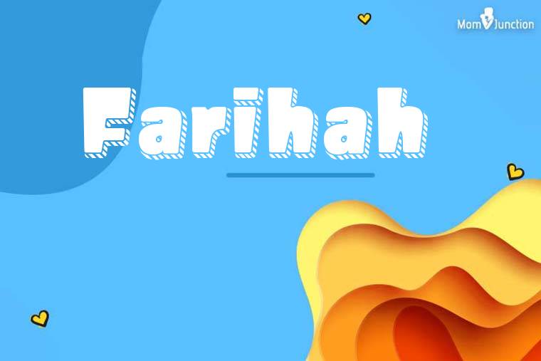 Farihah 3D Wallpaper
