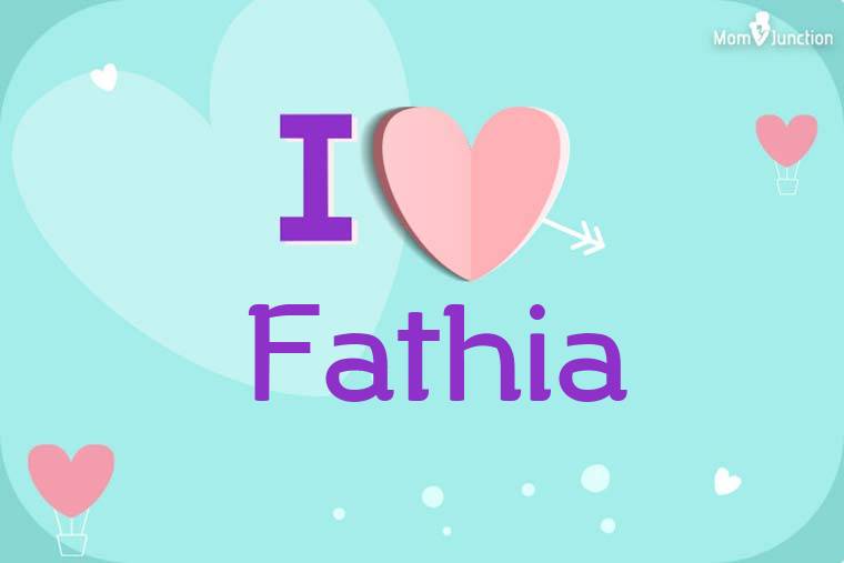 I Love Fathia Wallpaper