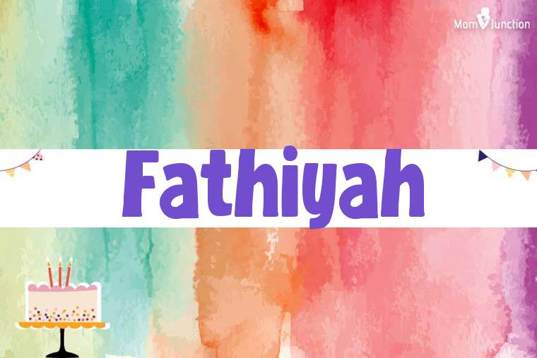 Fathiyah Birthday Wallpaper
