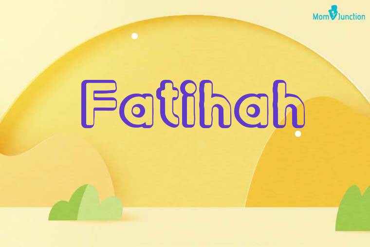 Fatihah 3D Wallpaper