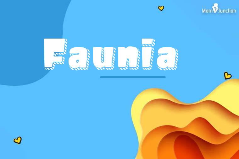 Faunia 3D Wallpaper