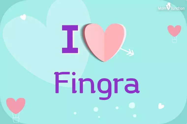 I Love Fingra Wallpaper