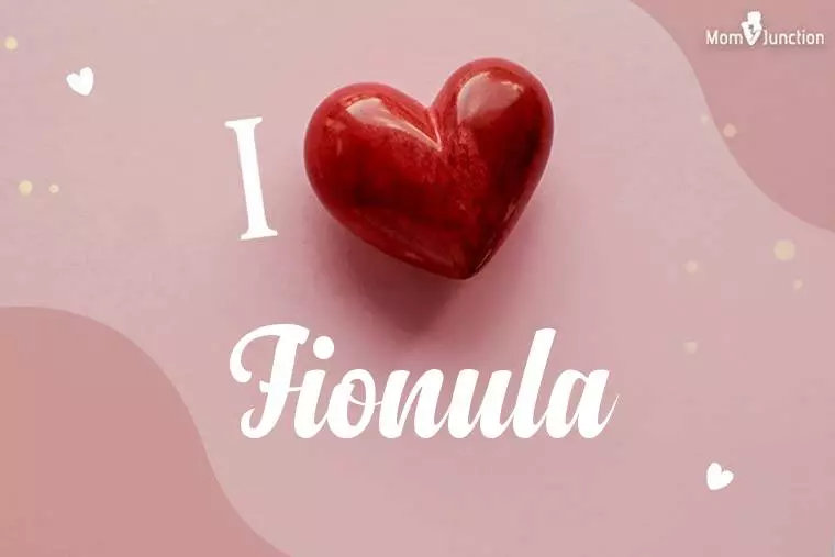 I Love Fionula Wallpaper