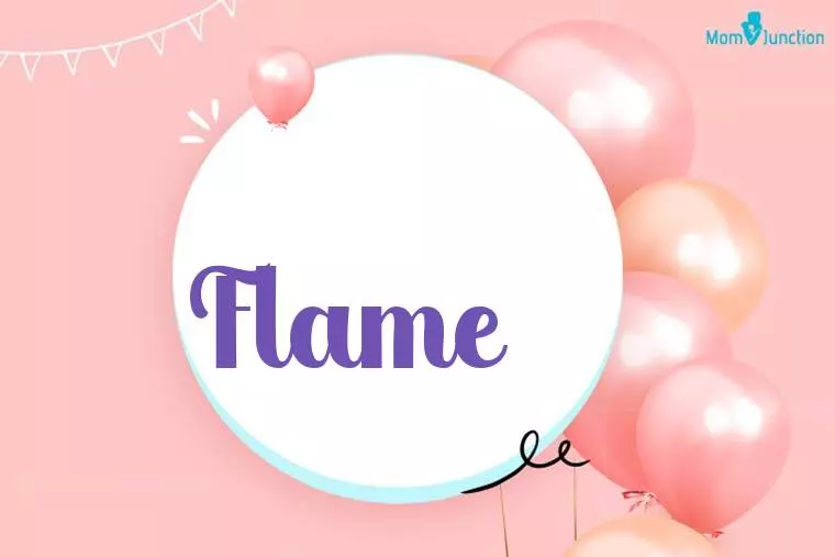 Flame Birthday Wallpaper