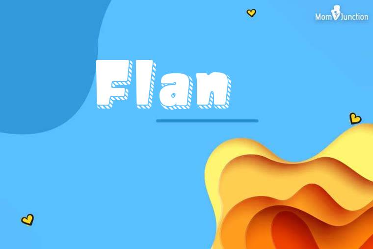 Flan 3D Wallpaper