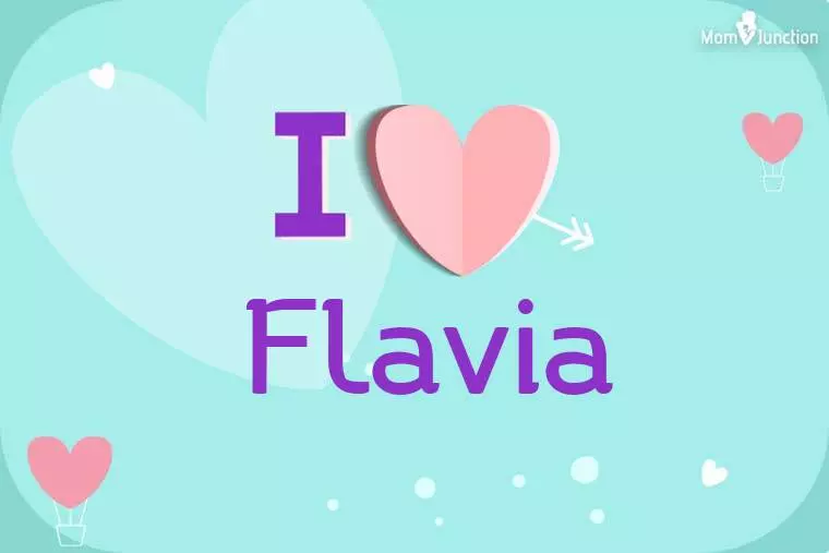 I Love Flavia Wallpaper