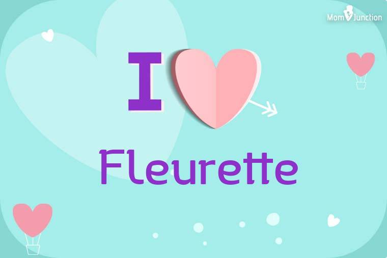 I Love Fleurette Wallpaper