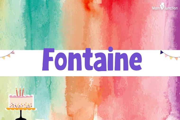 Fontaine Birthday Wallpaper