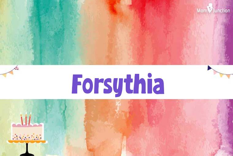 Forsythia Birthday Wallpaper