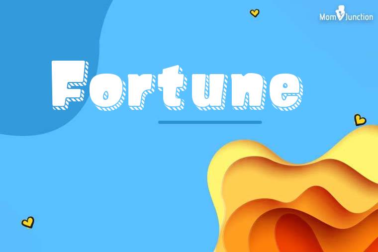 Fortune 3D Wallpaper
