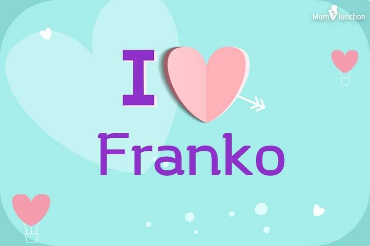 I Love Franko Wallpaper