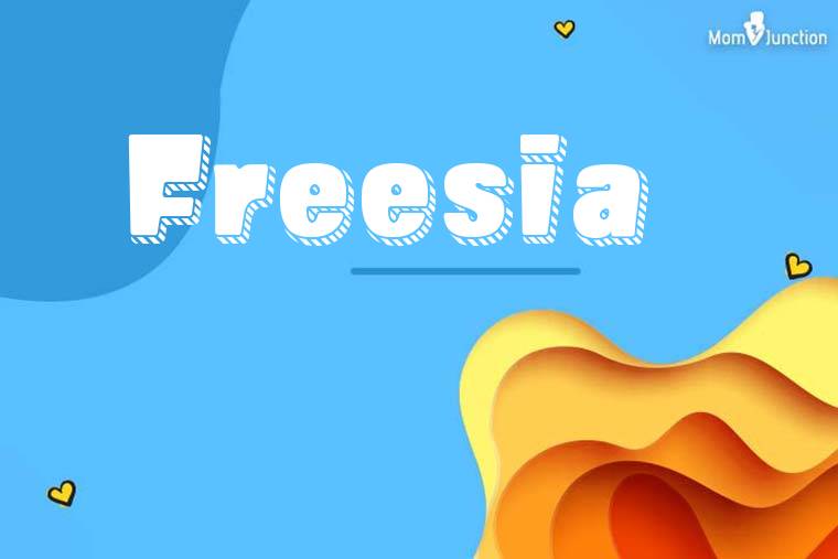 Freesia 3D Wallpaper