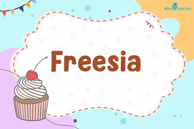 Freesia Birthday Wallpaper