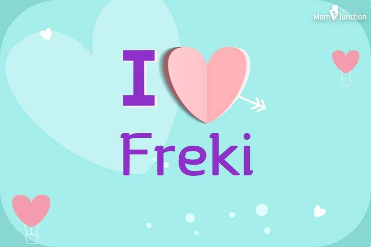 I Love Freki Wallpaper
