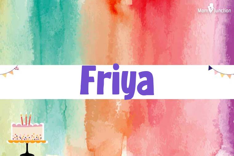 Friya Birthday Wallpaper