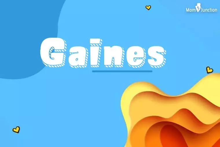 Gaines 3D Wallpaper