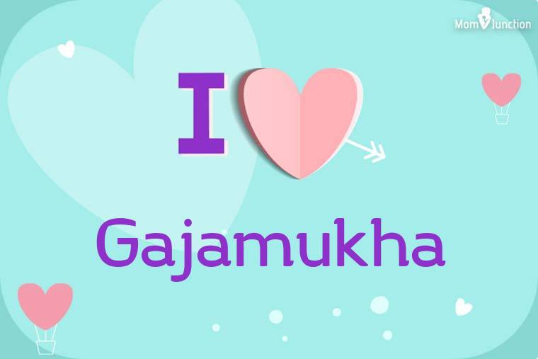 I Love Gajamukha Wallpaper