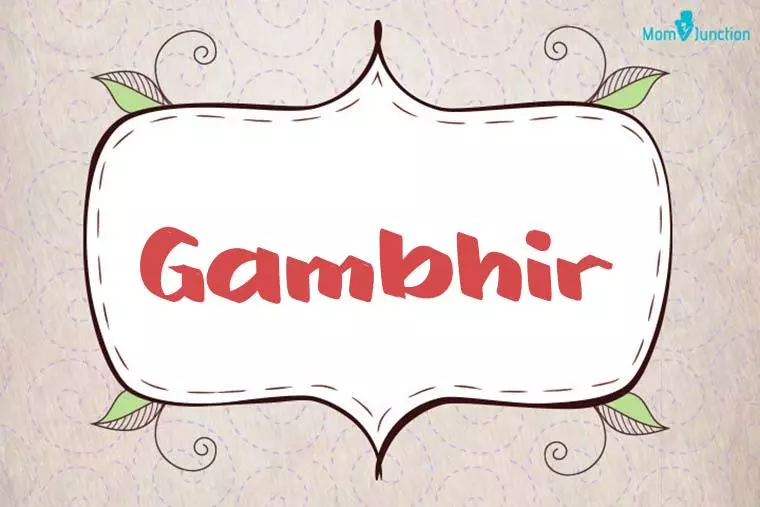 Gambhir Stylish Wallpaper